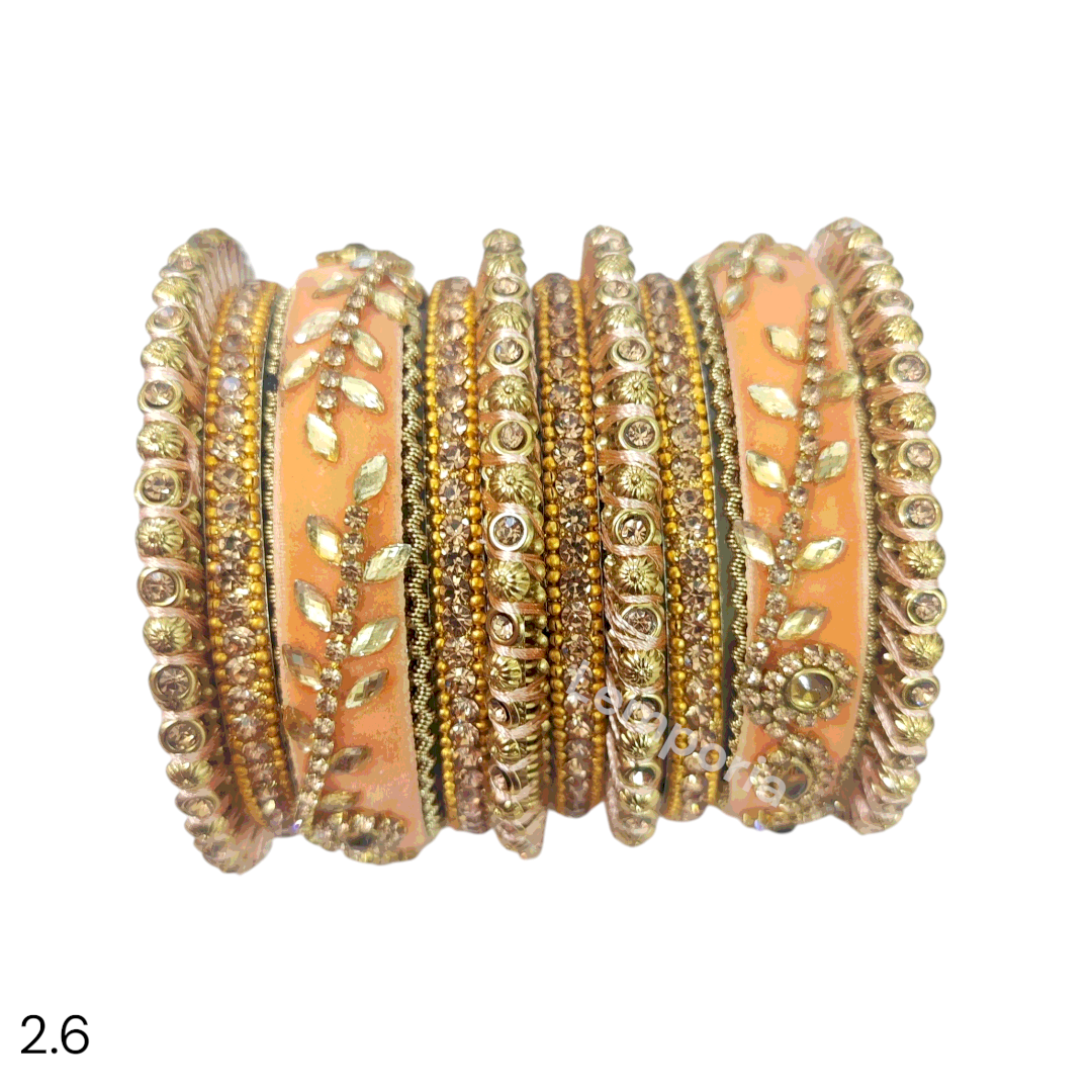 Peach Karda Set