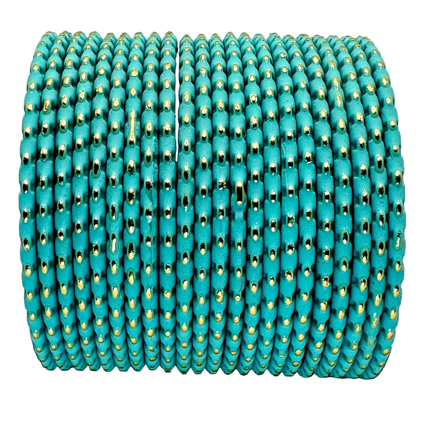 DOTS - Metal Bangles with Golden Dots