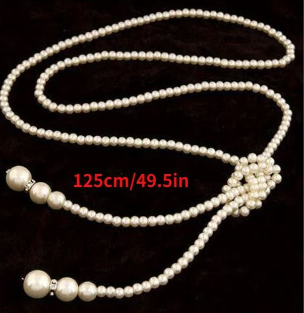 Long Pearl Necklace