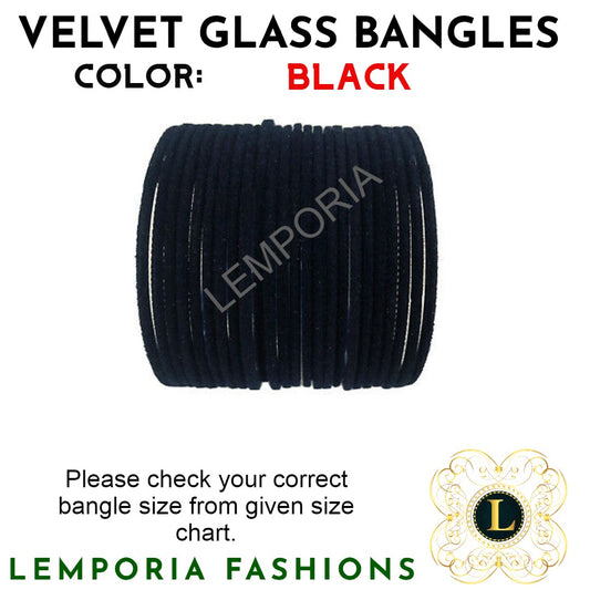 Velvet Glass Bangles