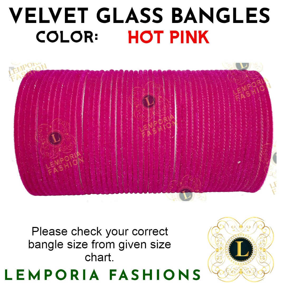 Velvet Glass Bangles