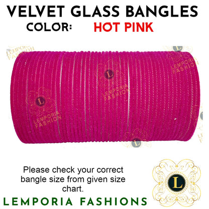 Velvet Glass Bangles