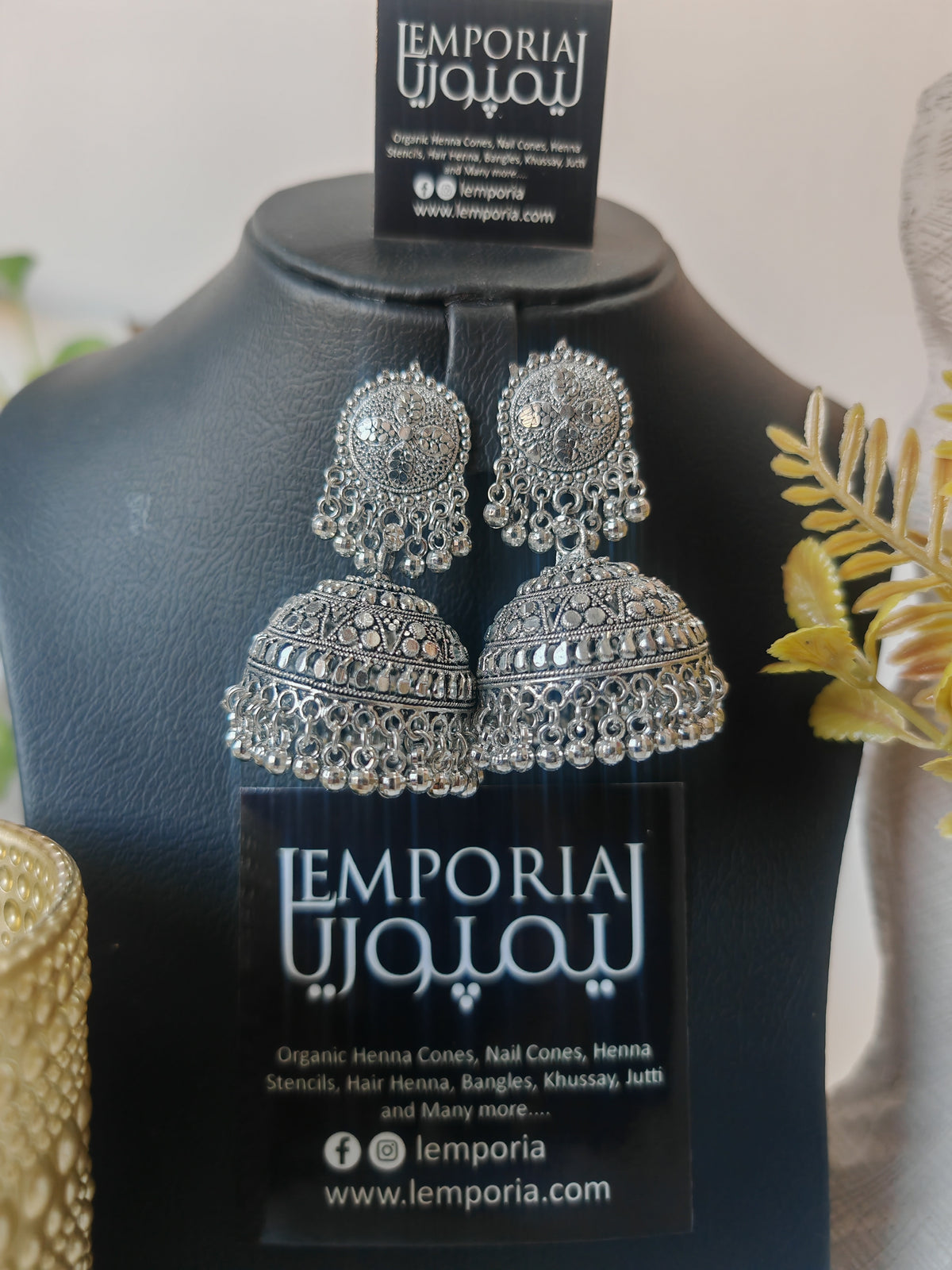 Slay in Silver Jhumkas