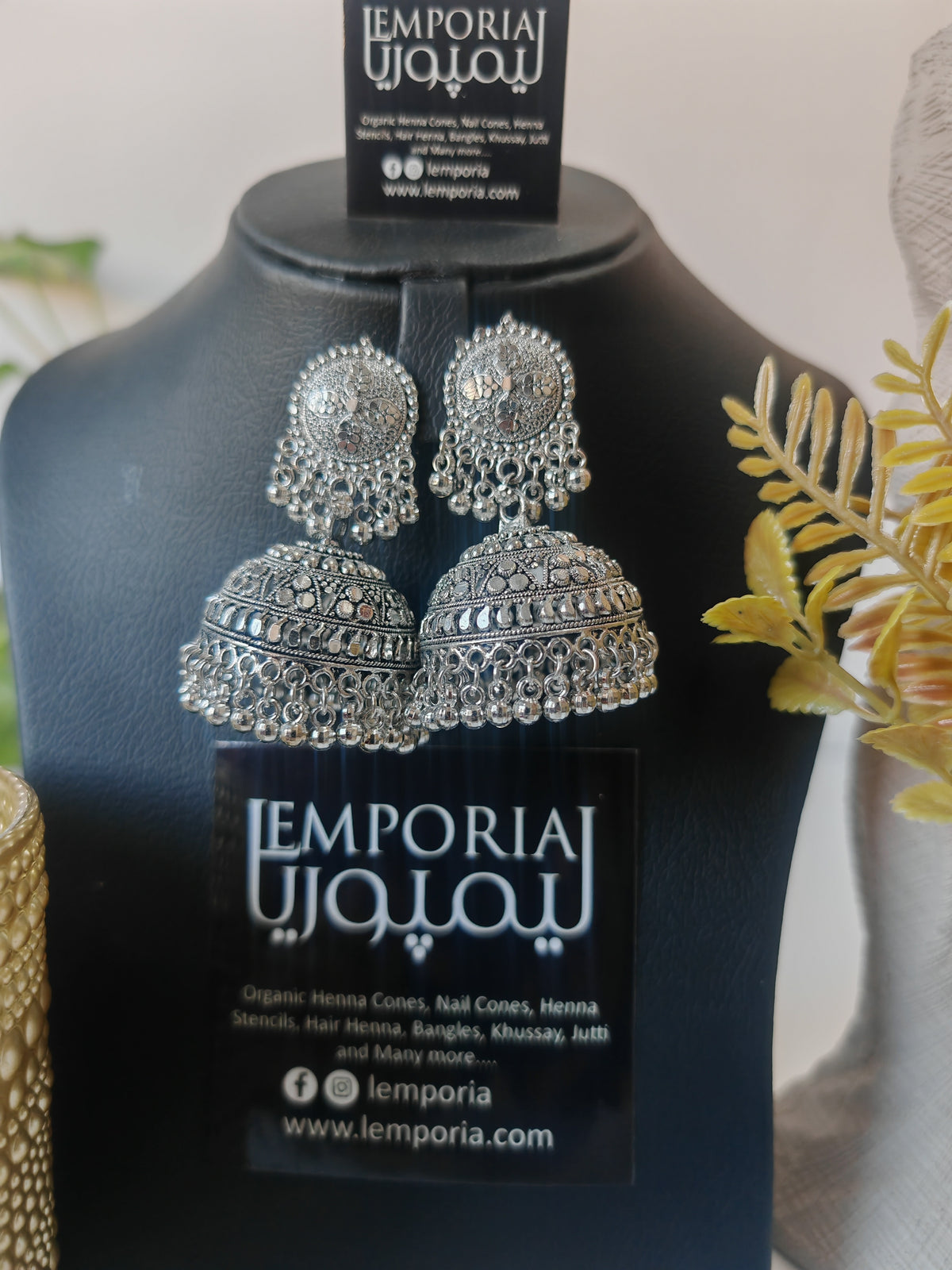 Slay in Silver Jhumkas