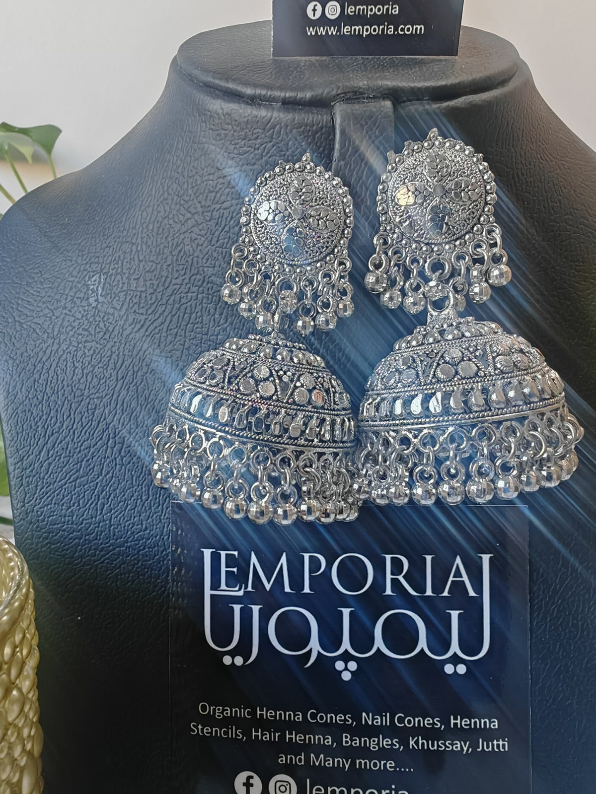 Slay in Silver Jhumkas