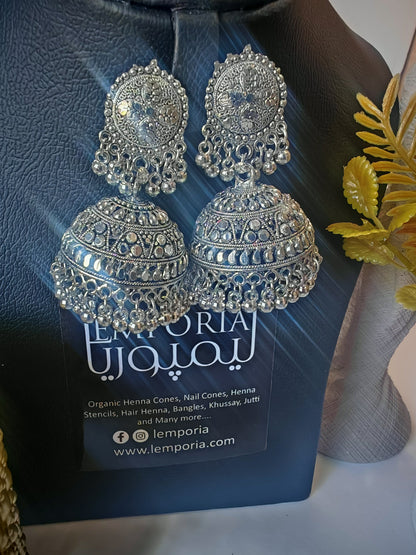 Slay in Silver Jhumkas