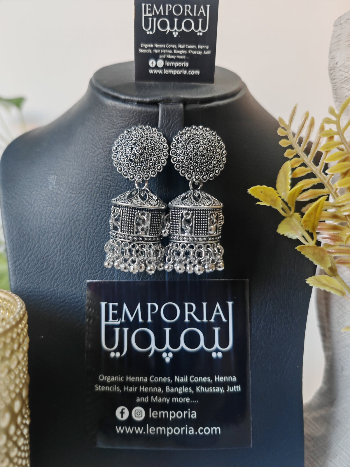 Slay in Silver Jhumkas