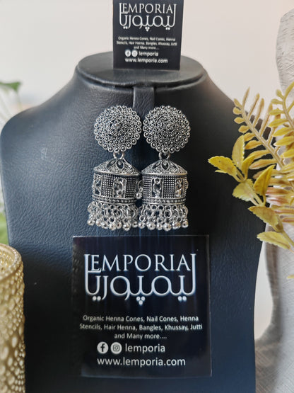 Slay in Silver Jhumkas