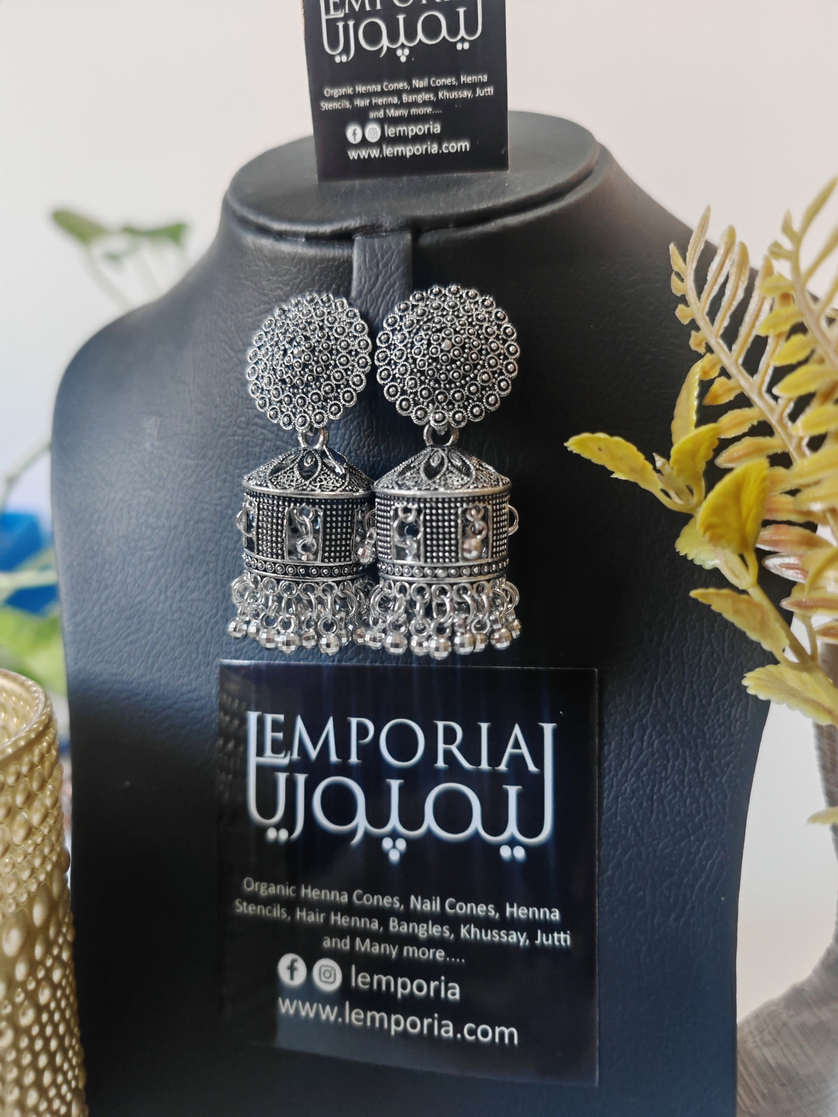 Slay in Silver Jhumkas