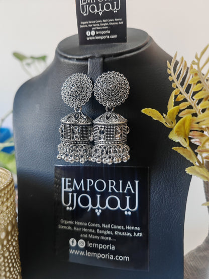 Slay in Silver Jhumkas
