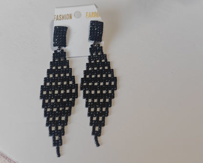 Black Mesh - Jhumka Style