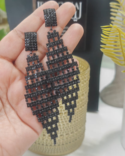 Black Mesh - Jhumka Style