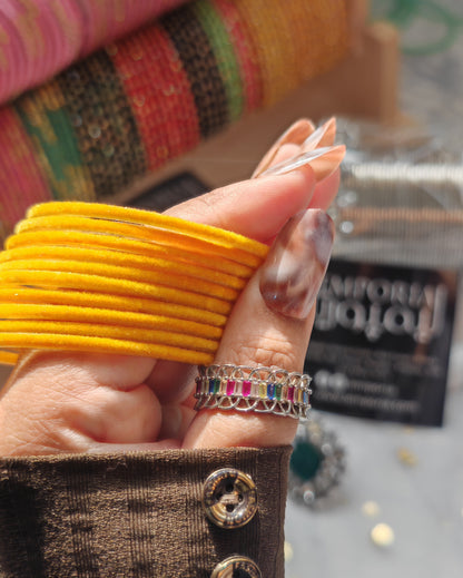 Velvet Glass Bangles