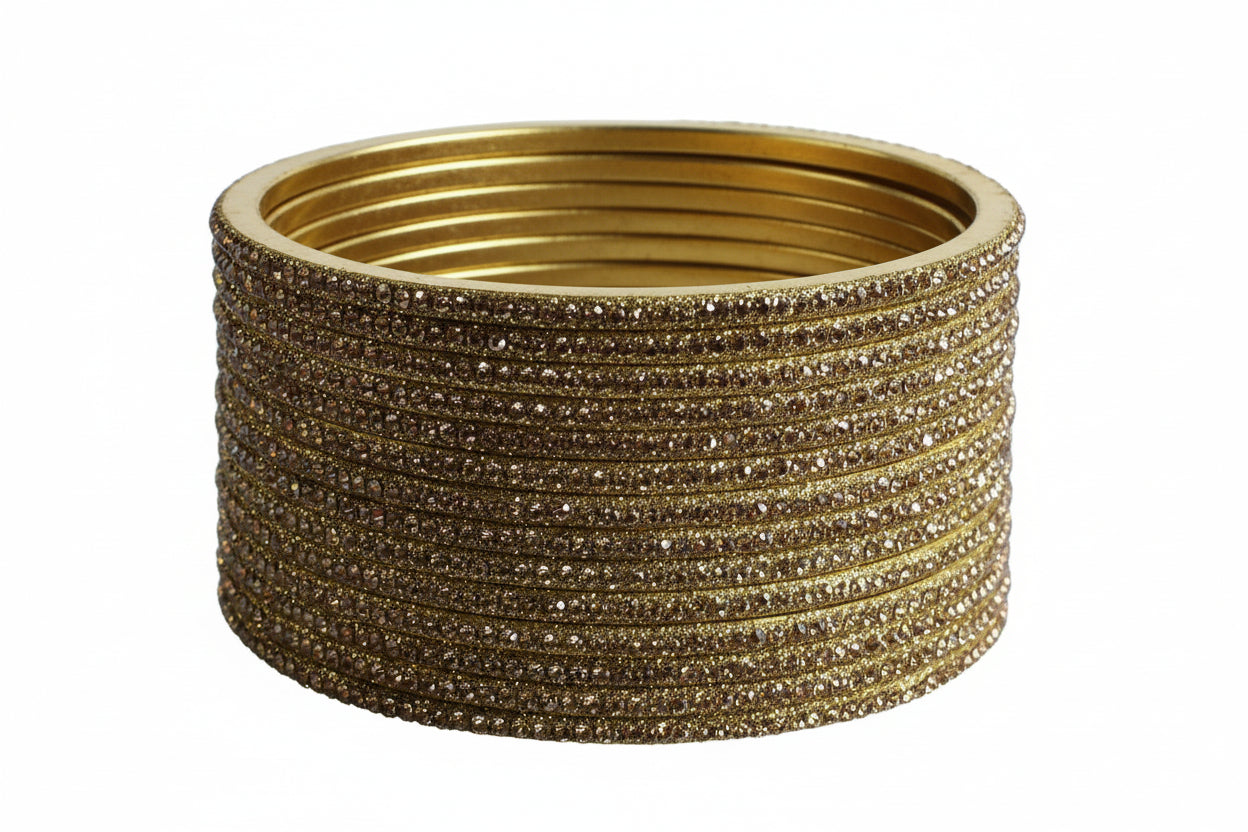Zircon Studded Glossy Bangle