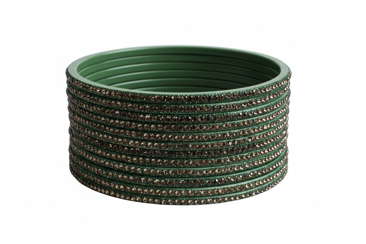 Zircon Studded Glossy Bangle