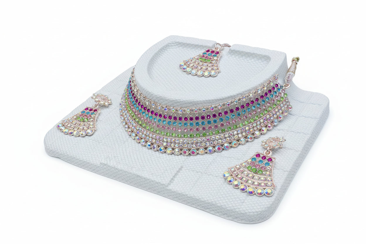 Riwaayat Bridal Jewelry Set - Choker Style