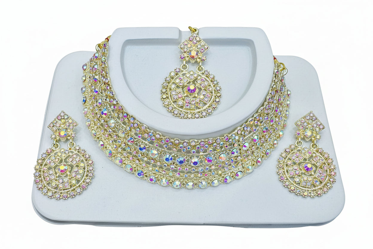 Riwaayat Bridal Jewelry Set - Choker Style
