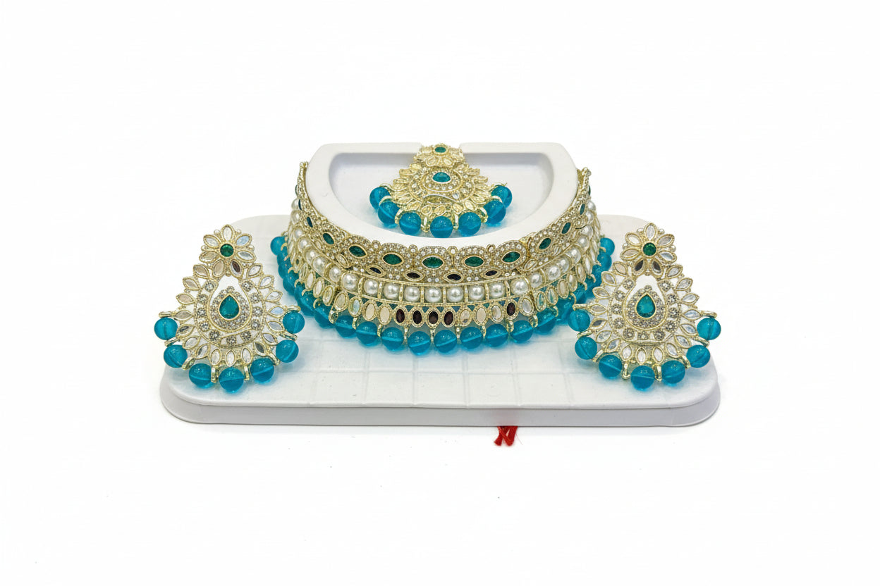 Riwaayat Bridal Jewelry Set - Choker Style