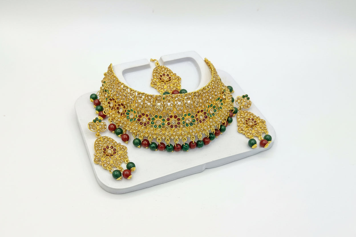 Riwaayat Bridal Jewelry Set - Choker Style