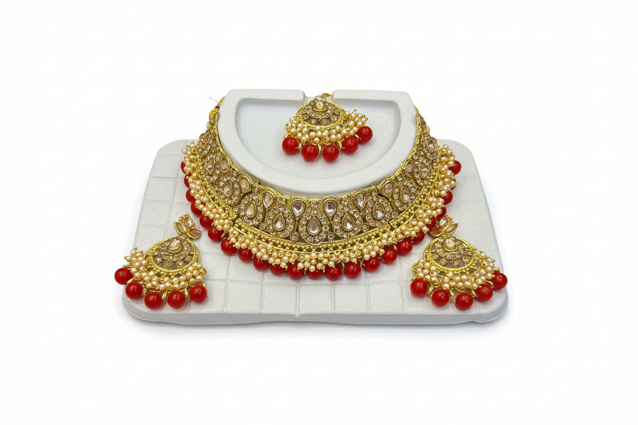 Riwaayat Bridal Jewelry Set - Choker Style
