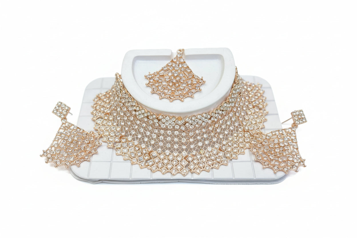 Riwaayat Bridal Jewelry Set - Choker Style