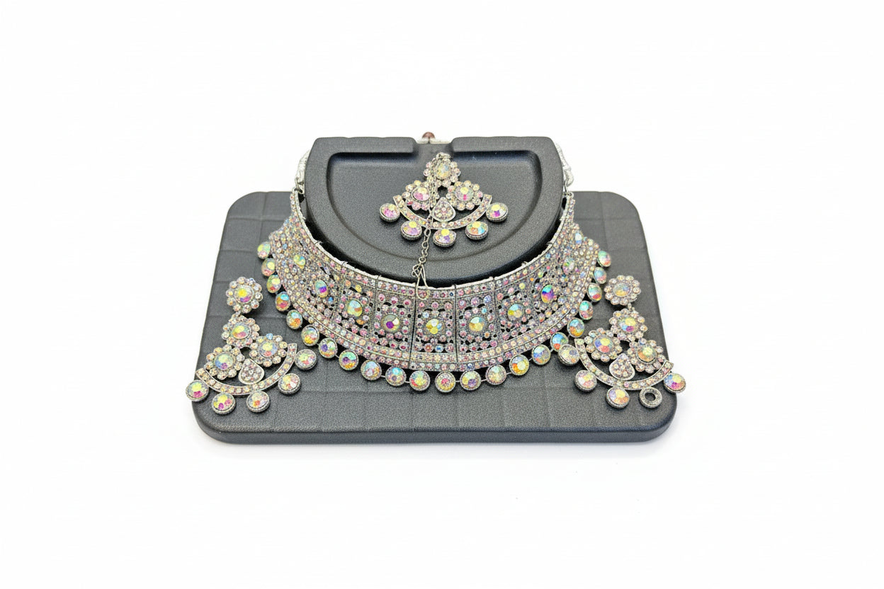 Riwaayat Bridal Jewelry Set - Choker Style