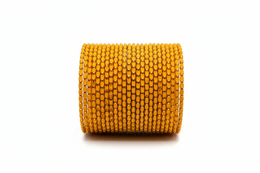 DOTS - Metal Bangles with Golden Dots