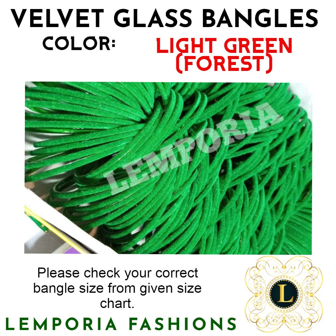 Velvet Glass Bangles
