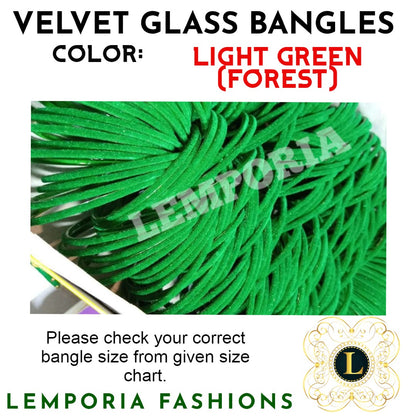 Velvet Glass Bangles