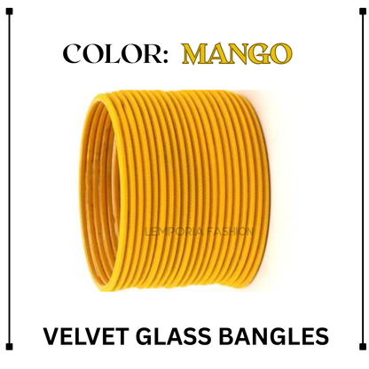 Velvet Glass Bangles