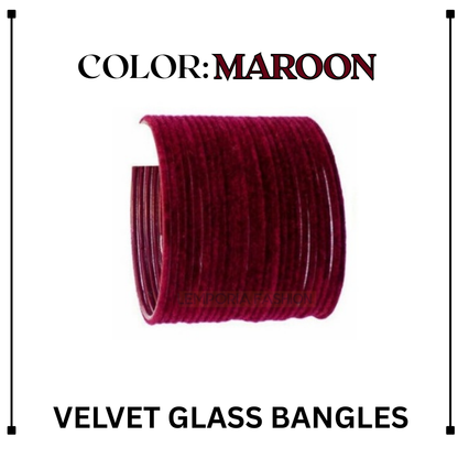 Velvet Glass Bangles