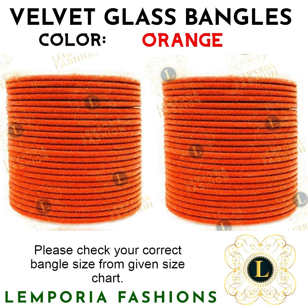 Velvet Glass Bangles