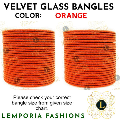Velvet Glass Bangles