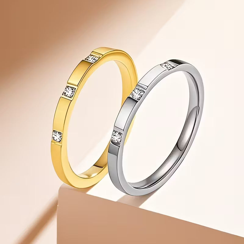 Round Ring Square Frame