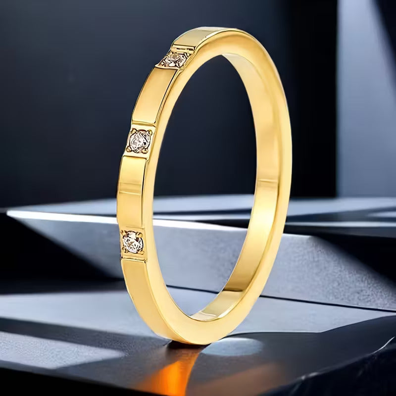 Round Ring Square Frame