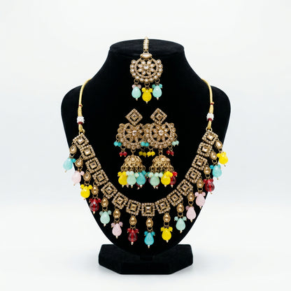 Multi Beads Long Jhumka Style