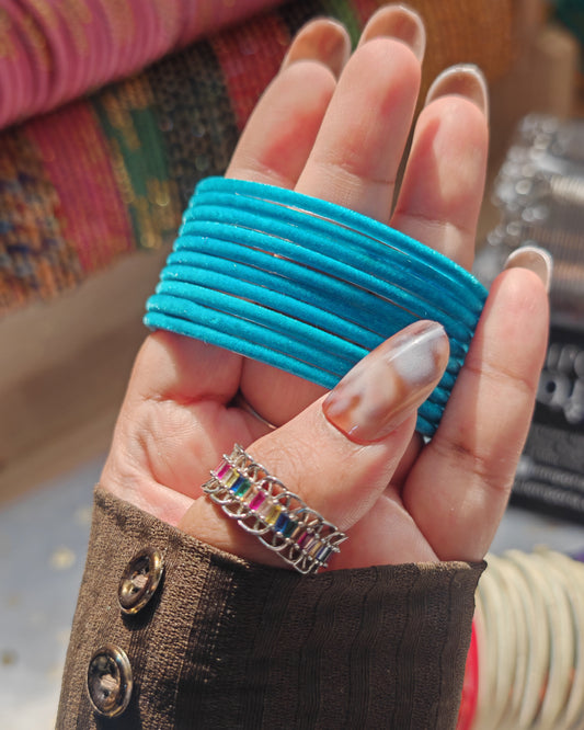 Velvet Glass Bangles