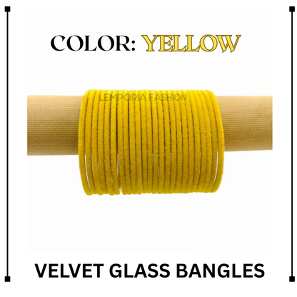Velvet Glass Bangles