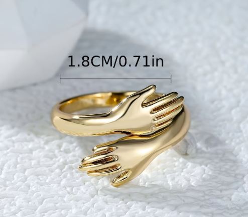Hand Hug Ring