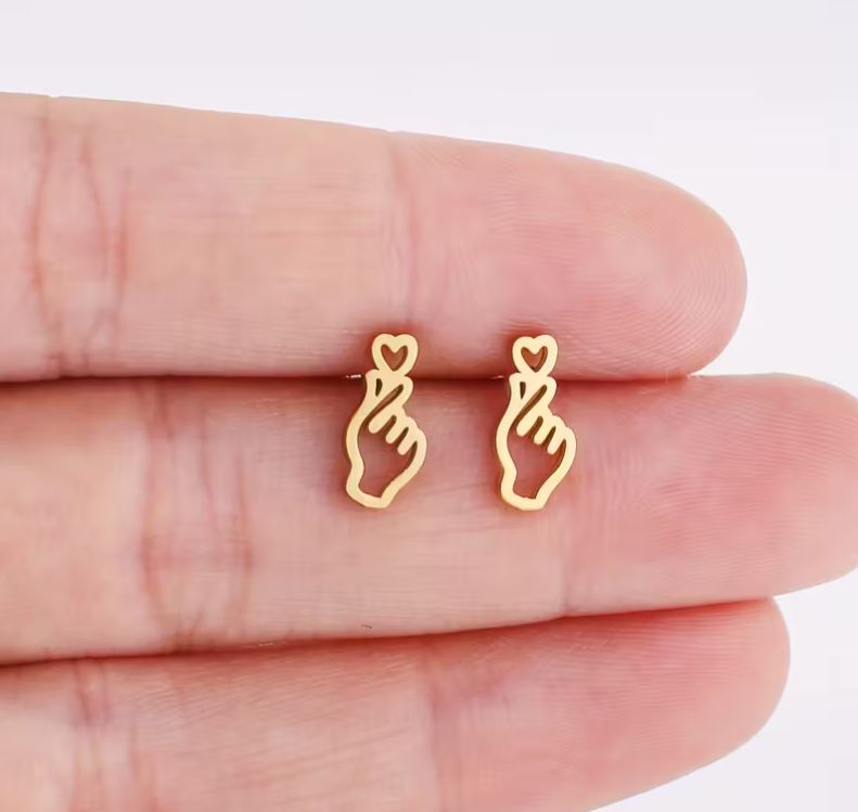 Hand-in-Heart Earrings