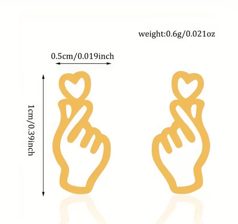 Hand-in-Heart Earrings
