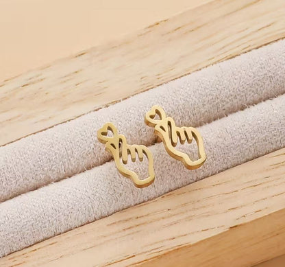 Hand-in-Heart Earrings