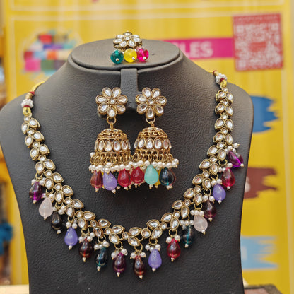 Multi Pearls & Kundan