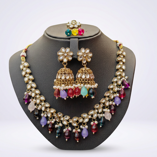 Multi Pearls & Kundan