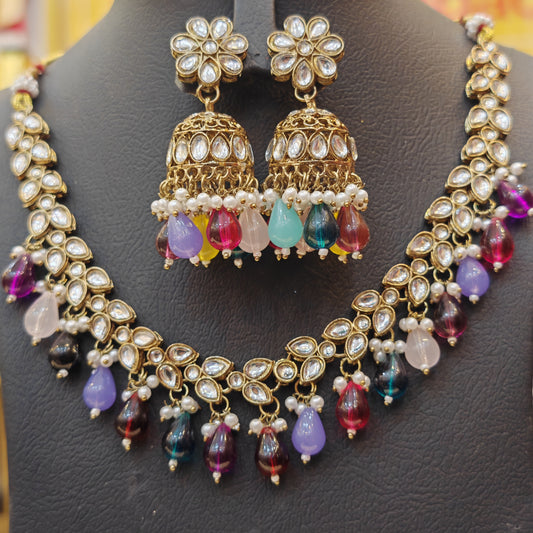 Multi Pearls & Kundan